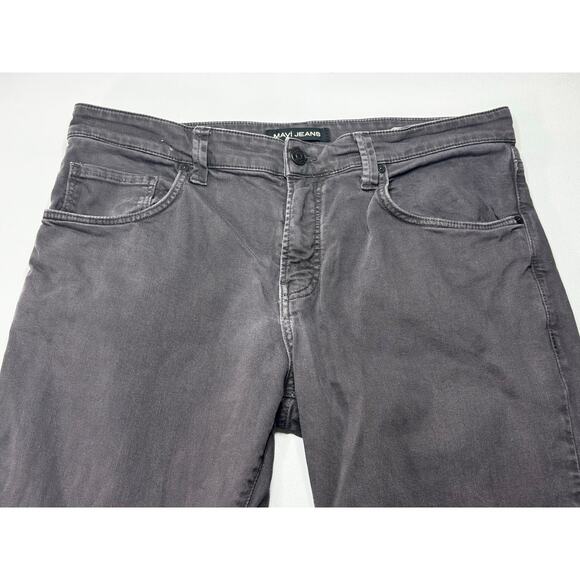 Mavi Jeans Men's Matt Relaxed Straight Leg Purple Denim Jeans - Size 36x30.5 - Picture 3 of 8